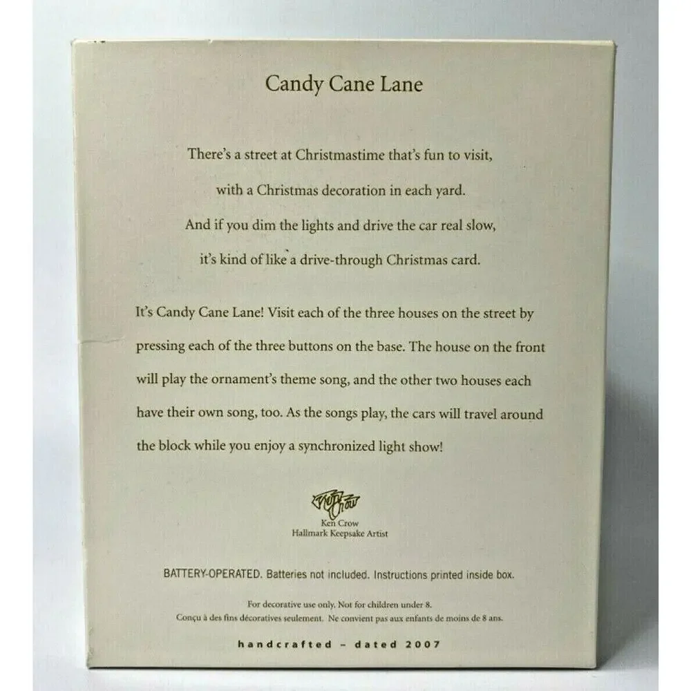 2007 Hallmark Candy Cane‎ Lane Ornament U63/7557